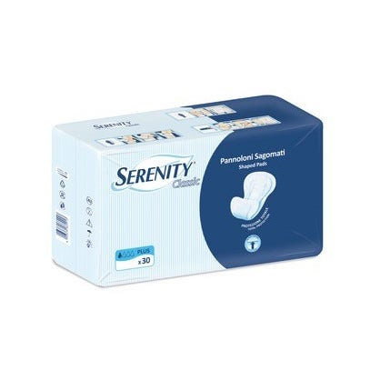 Serenity Classic Pannolone Sagomato Plus 30 Pezzi