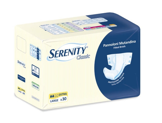 Serenity Classic Pannolone Mutandina Extra Tg L 30 Pezzi