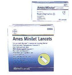 Lancette Pungidito Minilet Ames 25 Pezzi