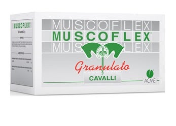 Muscoflex Granulato Con Glicina E Betaina Per Equini 40 Buste 2g