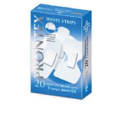 Cerotto Prontex White Strips Astuccio 20 Pezzi 3 Formati Assortiti