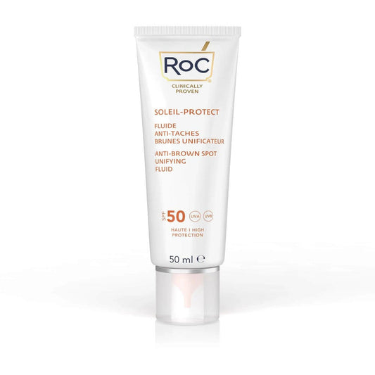 Roc Fluido Solare Viso Anti-Macchie Uniformante SPF50+ 50ml