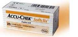 Lancette Pungidito Accu-Chek Softclix 25 Pezzi