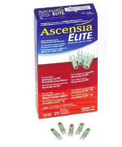 Strisce Misurazione Glicemia Elite 25 Pezzi