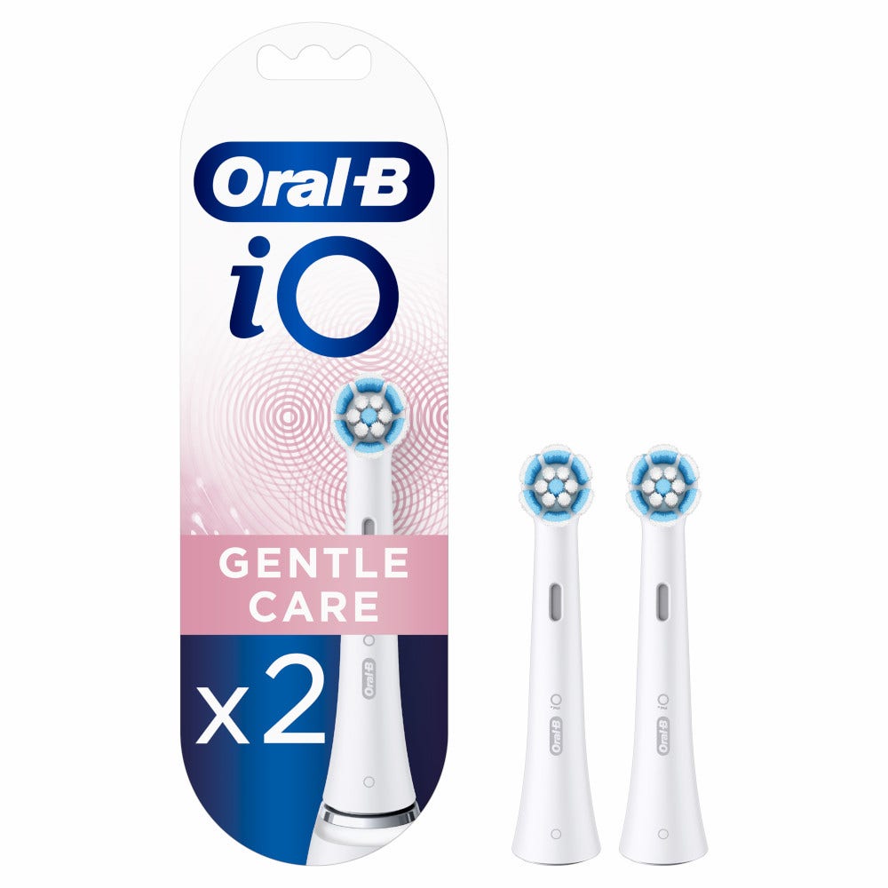 Oral-B Testine Di Ricambio Io Gentle Care Bianche 2 Pezzi