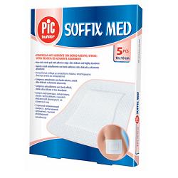 Cerotto Soffix Med In Tnt Con Tampone Centrale Assorbente Sterile 5X7Cm 5 Pezzi