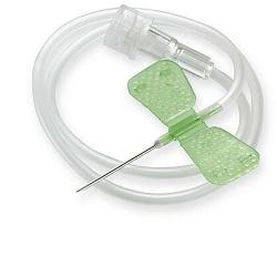 Ago Microperfusore Sterile Monouso Per Accesso Periferico Venoso In Blister Singolo Peel Pack Cono Rigido Luer Lock Mirage Gauge21 0,80Mm Lunghezza 20Mm Colore Verde 1 Pezzo