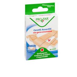 Cerotto Profar Classici Con Garza Emostatica Assortiti 30 Pezzi