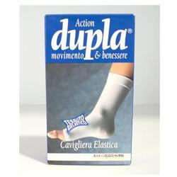 Cavigliera Elastica Dupla Colore Cammello Misura Extralarge