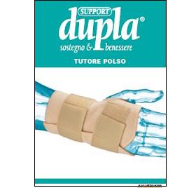 Dupla Tutore Polso Support Taglia Unica