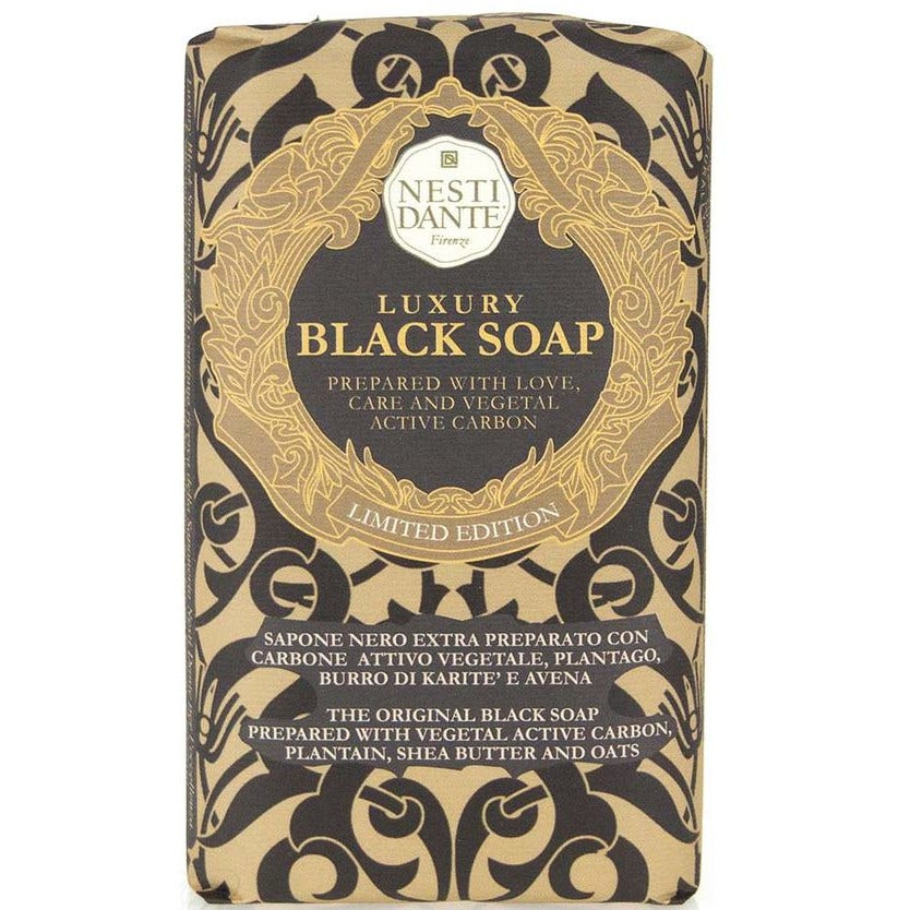 Nesti Dante Luxury Black Soap Sapone Nero 250g