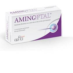 Aminoftal Gocce Oculari Acido Ialuronico E Aminoacidi 15 Flaconcini Monodose 0,35 Ml