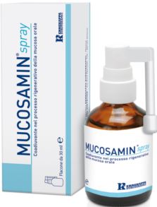 Mucosamin Spray 30Ml Flacone In Vetro Con Erogatore A Cannula