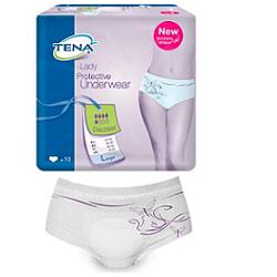 Pannolone A Mutandina Tena Lady Protectiv Underwear Discreet Media 12 Pezzi