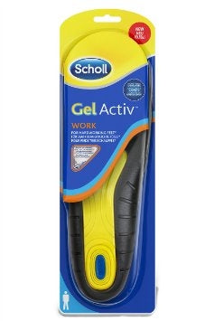 Scholl Gel Active Work Uomo Solette Per Scarpe