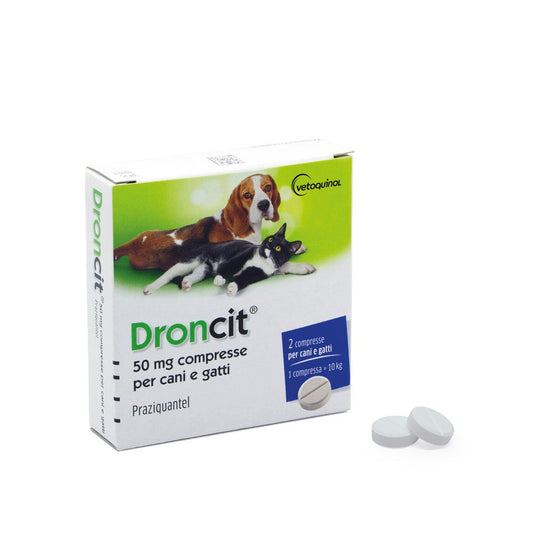 Droncit 2 Compresse Per Cani E Gatti 50mg