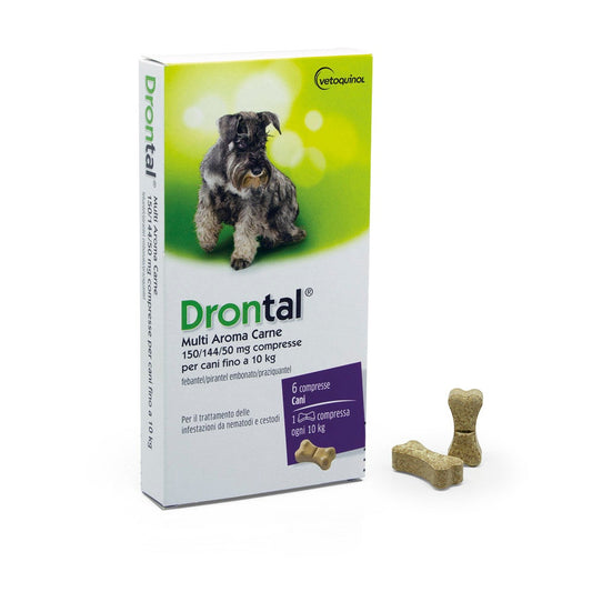 Drontal Multi Aroma Carne Cani 6 Compresse