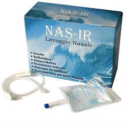 Nasir Lavaggio Nasale Soluzione Isotonica Kit Composto Da 5 Sacche 250 Ml + 5 Blister + Ventosa