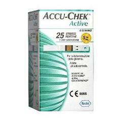 Strisce Misurazione Glicemia Accu-Chek Active Mic Retail 25 Pezzi