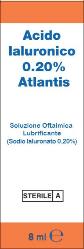 Acido Ialuronico 0,20% Pluridose Soluzione Oftalmica 8 Ml