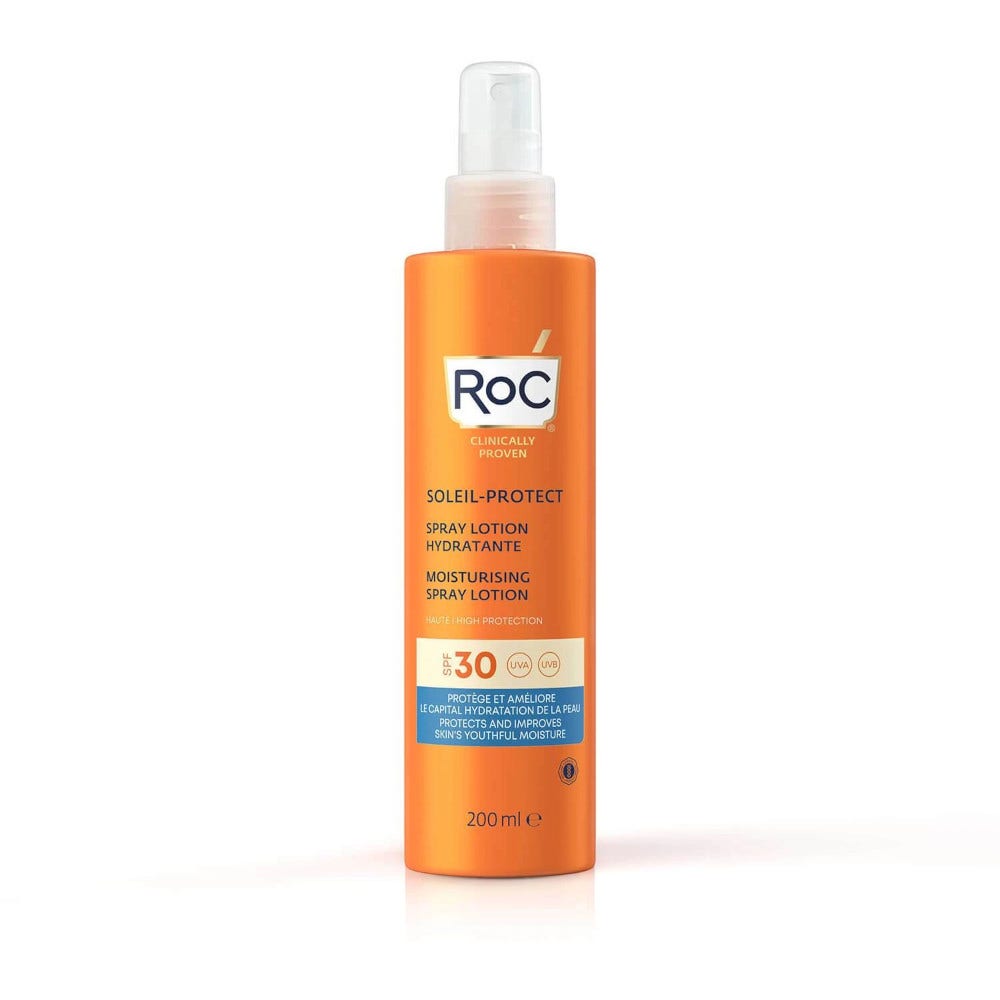 Roc Lozione Spray Solare Corpo Idratante SPF30 200ml