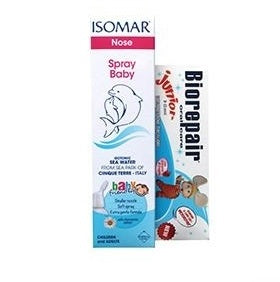 Isomar Spray Baby + Dentifricio Biorepair Junior