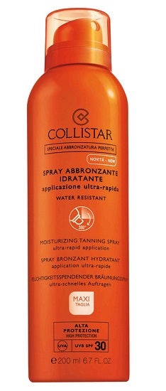 Collistar Maxi-Taglia Spray Abbronzante Idratante Applicazione Ultra-Rapida 200ml SPF30