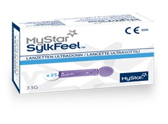 Lancette Pungidito Mystar Sylkfeel Lancets 50 Pezzi 33 Gauge