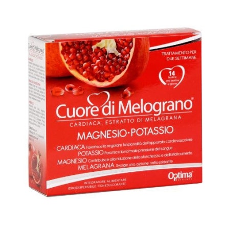 Cuore Di Melograno Magnesio + Potassio 14 Bustine Da 3.7g