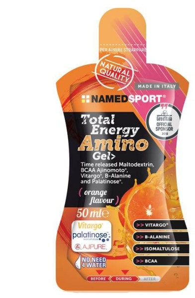 Named Total Energy Amino Gel Gusto Orange 50ml