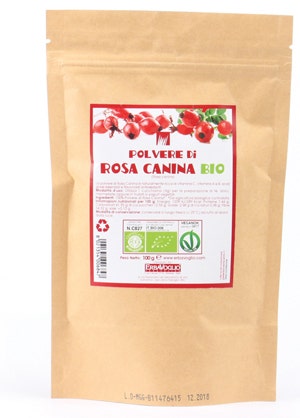 Erbavoglio Rosa Canina Polvere Bio 100g