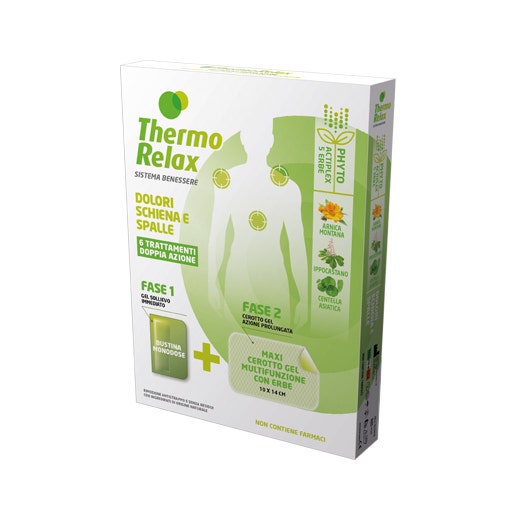 Thermorelax Phyto Gel Dolore Schiena Spalle 6 Pezzi