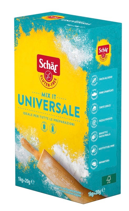 Schar Mix It Farina Universale Senza Lattosio/Senza Glutine 1Kg + 20g