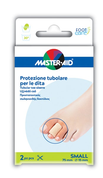 Master Aid Protezione Tubolare Dita Small 2 Pezzi