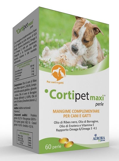 Cortipet Maxi Perle Mangime Complementare Cani/Gatti 60 Perle