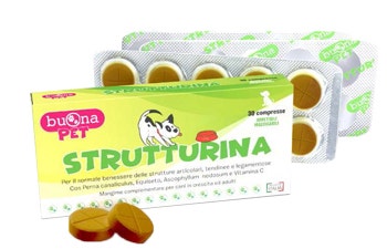 Strutturina Mangime Complementare Per Cani 30 Compresse