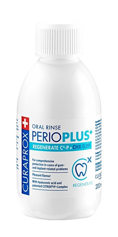 Curaprox Collutorio Perio Plus + Regenerate CHX 0,09% 200ml