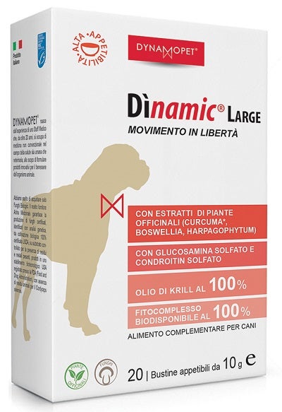 Dinamic Large Alimento Complementare Per Cani 20 Bustine