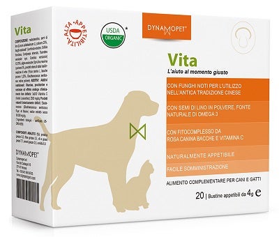 Vita Alimento Complementare Per Cani E Gatti 20 Bustine 4g