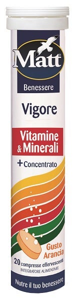 Matt Vigore Vitamine E Minerali 20 Compresse Effervescenti