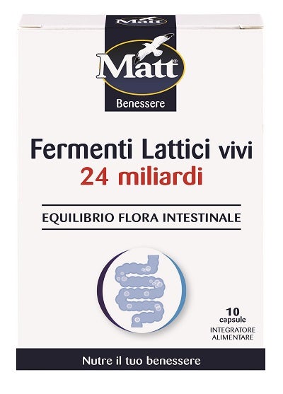 Matt Benessere Fermenti Lattici 10 Capsule