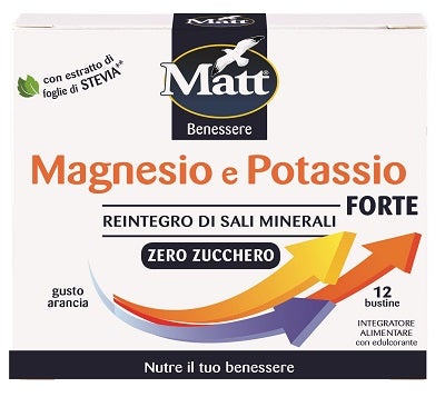 Matt Magnesio Potassio Forte 12 Bustine