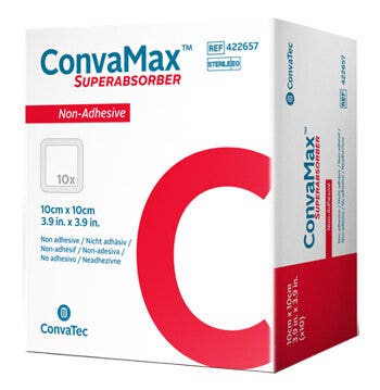 ConvaMax Superabsorber Non-Adhesive Medicazione Sterile 20x40cm 10 Pezzi