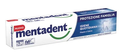 Mentadent Dentifricio Protezione Famiglia Igiene Quotidiana 75ml