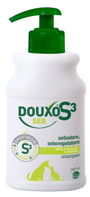 Douxo S3 Seb Shampoo Antiodore Seboregolatore Per Cani E Gatti 200ml