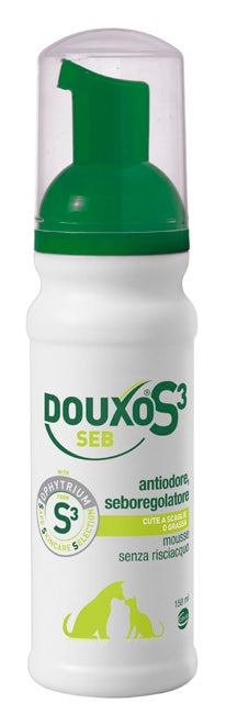 Douxo S3 Seb Mousse Antiodore Seboregolatore Per Cani E Gatti 150ml