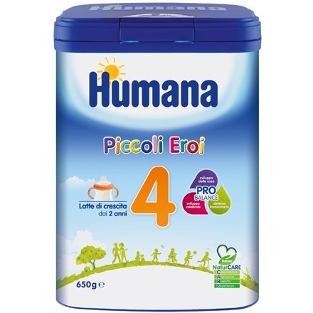 Humana 4 Probalance Piccoli Eroi Latte Di Crescita 650g 2Anni+