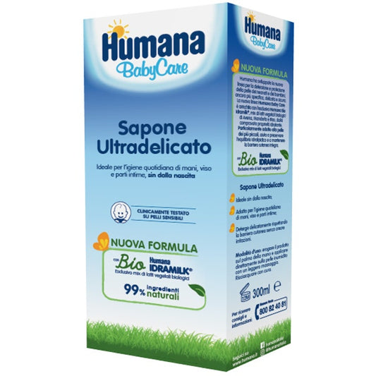 Humana Baby Care Sapone Liquido Ultradelicato 300ml