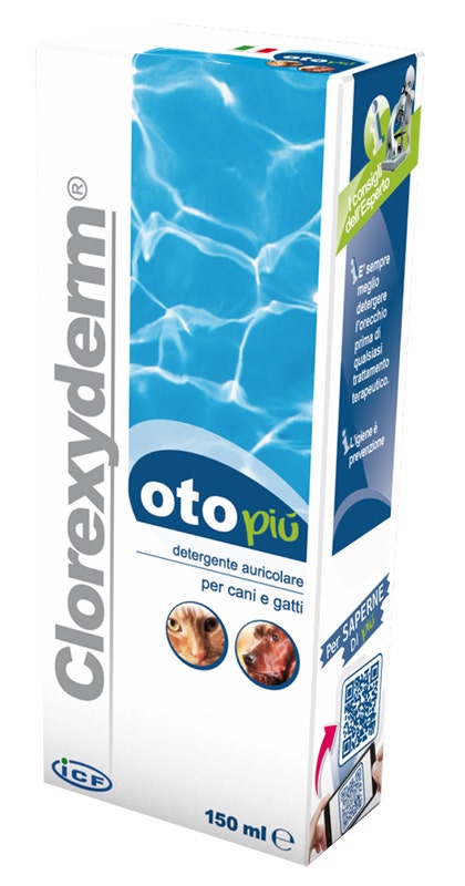 Clorexyderm Oto Più Detergente Auricolare Cani/Gatti 150ml