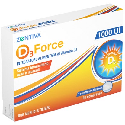 D3 Force Zentiva 1000UI 60 Compresse